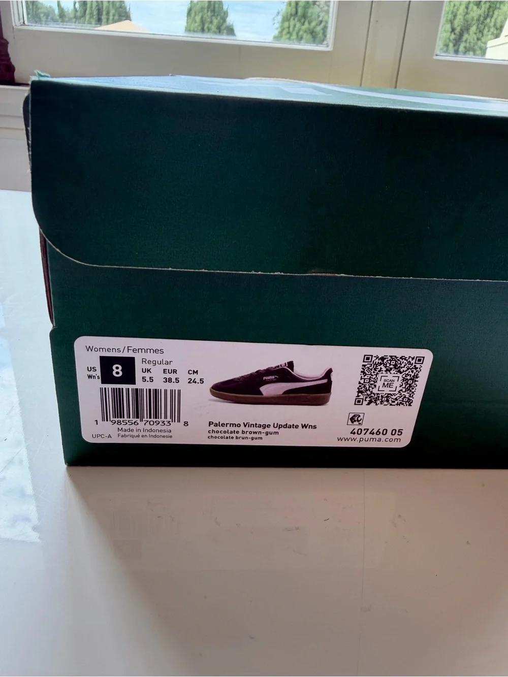 Puma Brown and Pink Suede Sneakers